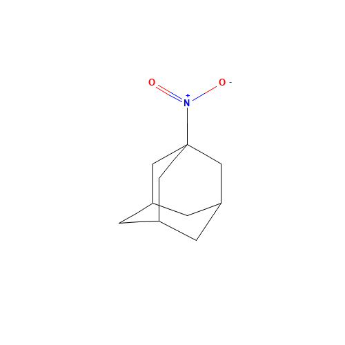 1-Nitroadamantane (CAS: 7575-82-8) - Chemical Structure and Molecular Formula 