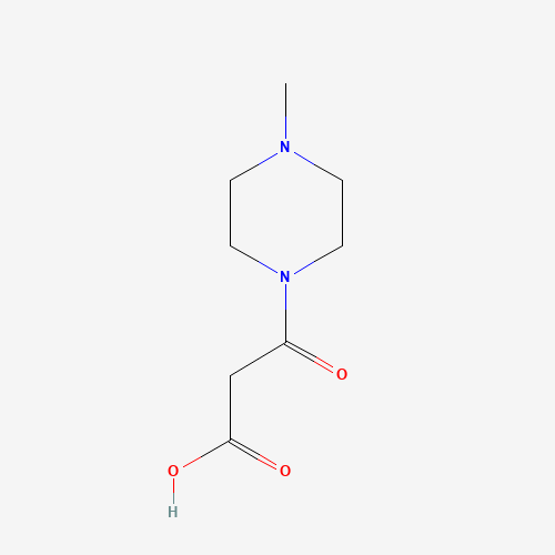 1-Piperazinepropanoic acid, 4-methyl-b-oxo- (CAS: 318280-11-4) - Chemical Structure and Molecular Formula 