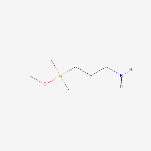 1-Propanamine, 3-(methoxydimethylsilyl)- (CAS: 31024-26-7) - Chemical Structure and Molecular Formula 