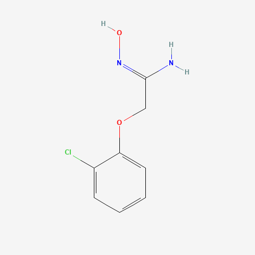 2-(2-chlorophenoxy)-N'-hydroxyethanimidamide (CAS: 175276-80-9) - Chemical Structure and Molecular Formula 