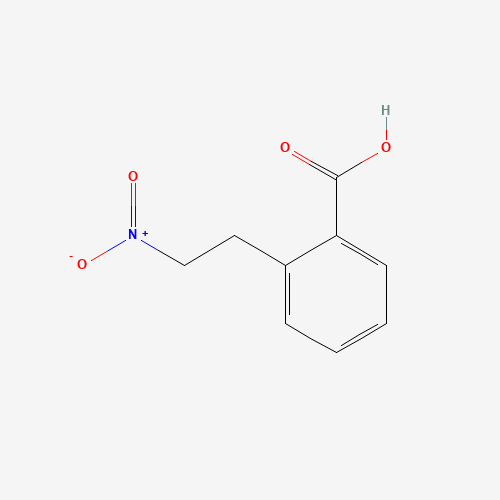 2-(2-Nitroethyl)benzoic acid (CAS: 115912-92-0) - Chemical Structure and Molecular Formula 