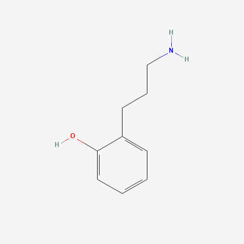 2-(3-Aminopropyl)phenol (CAS: 90765-59-6) - Chemical Structure and Molecular Formula 