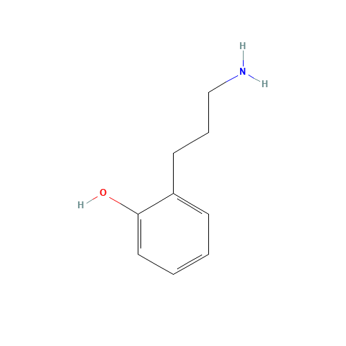 2-(3-Aminopropyl)phenol (CAS: 90765-59-6) - Chemical Structure and Molecular Formula 