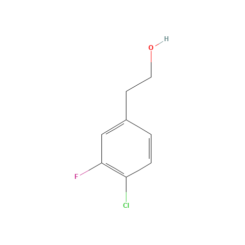 2-(4-Chloro-3-fluorophenyl)ethanol (CAS: 206362-79-0) - Related Chemical Product