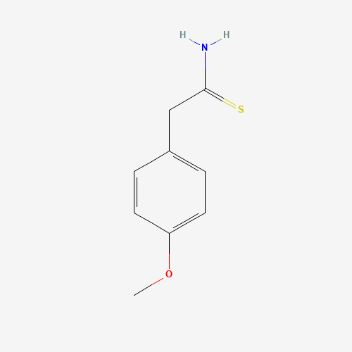 2-(4-METHOXYPHENYL)ETHANETHIOAMIDE (CAS: 60759-02-6) - Chemical Structure and Molecular Formula 