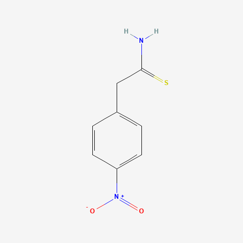 2-(4-Nitrophenyl)ethanethioamide (CAS: 76254-70-1) - Chemical Structure and Molecular Formula 