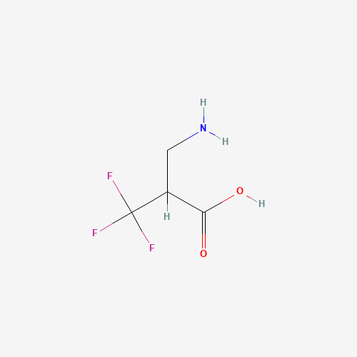 2-(Aminomethyl)-3,3,3-trifluoropropanoic acid (CAS: 122490-10-2) - Chemical Structure and Molecular Formula 