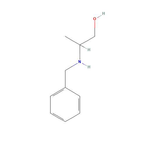 2-(Benzylamino)-1-propanol (CAS: 6940-81-4) - Chemical Structure and Molecular Formula 