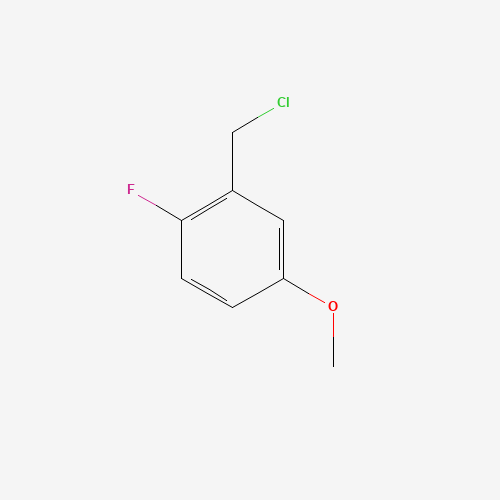 2-(Chloromethyl)-1-fluoro-4-methoxybenzene (CAS: 1076197-70-0) - Chemical Structure and Molecular Formula 