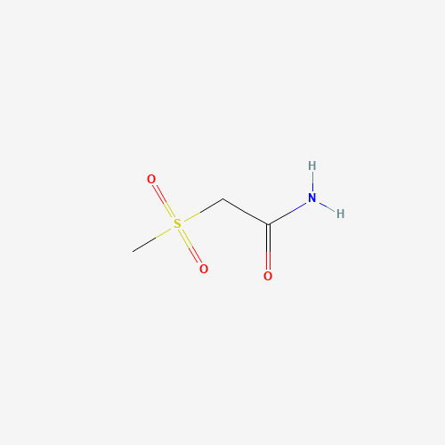 2-(Methylsulfonyl)acetamide (CAS: 66913-97-1) - Chemical Structure and Molecular Formula 