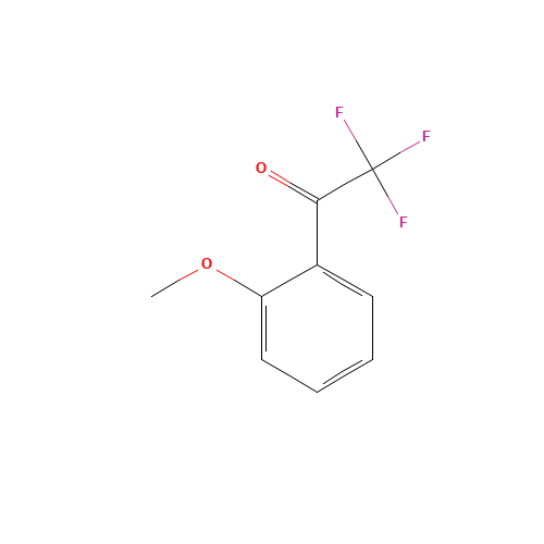 2,2,2-Trifluoro-1-(2-methoxyphenyl)ethanone (CAS: 26944-43-4) - Chemical Structure and Molecular Formula 