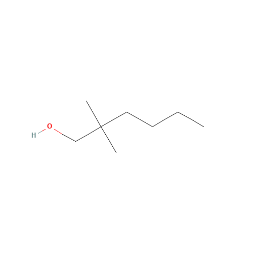 2,2-Dimethylhexan-1-ol (CAS: 2370-13-0) - Chemical Structure and Molecular Formula 