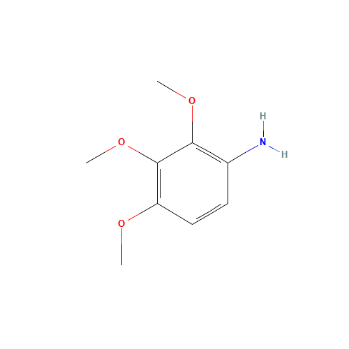 2,3,4-Trimethoxyaniline (CAS: 50625-48-4) - Chemical Structure and Molecular Formula 