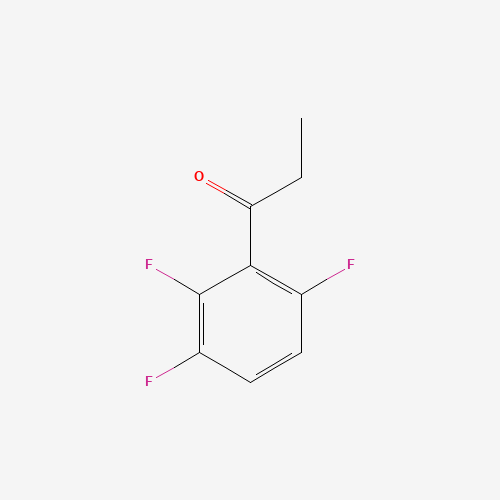 2',3',6'-Trifluoropropiophenone (CAS: 243666-18-4) - Chemical Structure and Molecular Formula 