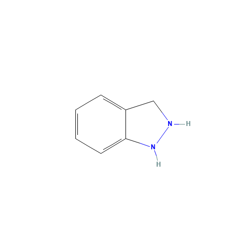 2,3-Dihydro-1H-indazole (CAS: 5686-94-2) - Chemical Structure and Molecular Formula 