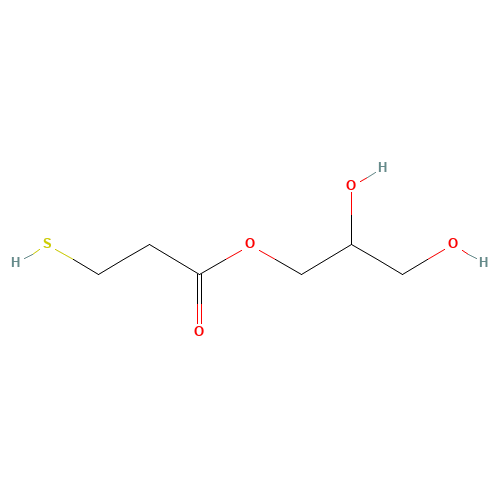2,3-Dihydroxypropyl 3-sulfanylpropanoate (CAS: 67874-65-1) - Related Chemical Product