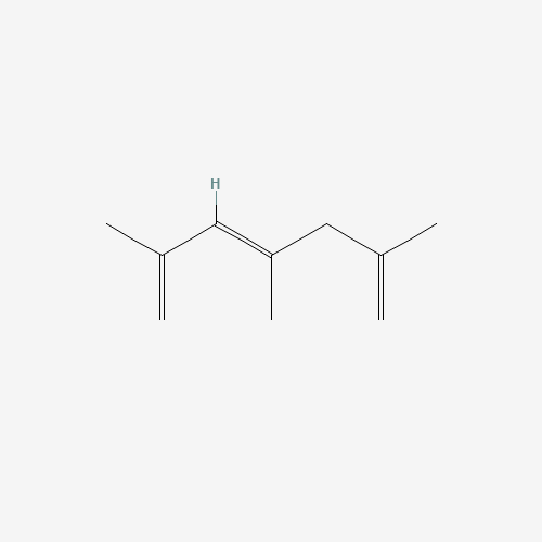 2,4,6-Trimethyl-1,3,6-heptatriene (CAS: 24648-33-7) - Chemical Structure and Molecular Formula 