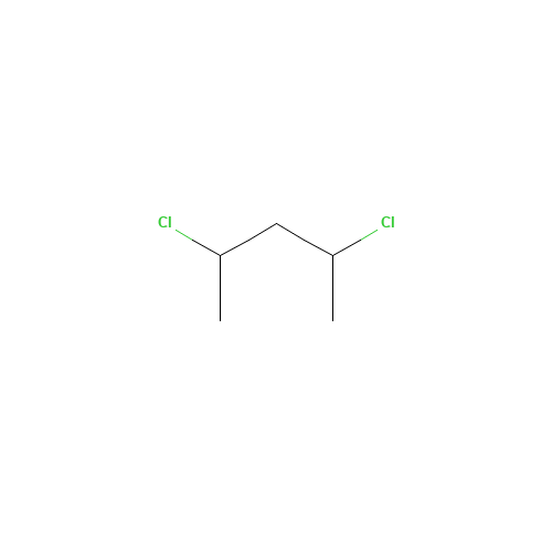 2,4-DICHLOROPENTANE (CAS: 625-67-2) - Chemical Structure and Molecular Formula 