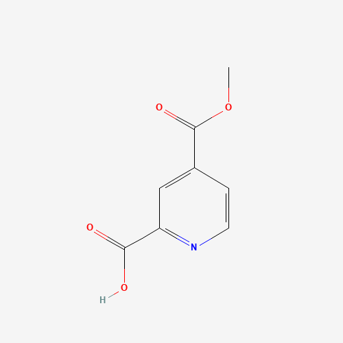 2,4-Pyridinecarboxylic acid, 4-methyl ester (CAS: 24195-03-7) - Chemical Structure and Molecular Formula 