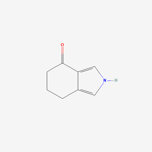2,5,6,7-Tetrahydro-4H-isoindol-4-on (CAS: 113880-79-8) - Chemical Structure and Molecular Formula 