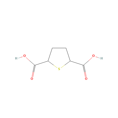 2,5-Anhydro-3,4-dideoxy-2-thiohexaric acid (CAS: 17773-22-7) - Chemical Structure and Molecular Formula 
