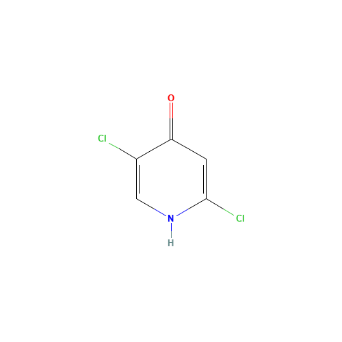 2,5-Dichloropyridin-4-ol (CAS: 847664-65-7) - Chemical Structure and Molecular Formula 