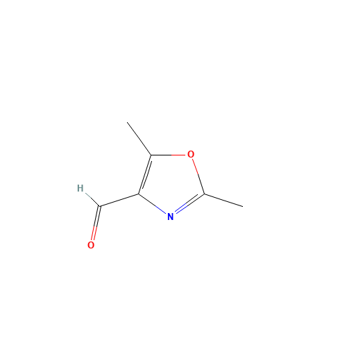 2,5-Dimethyloxazole-4-carbaldehyde (CAS: 92901-88-7) - Chemical Structure and Molecular Formula 