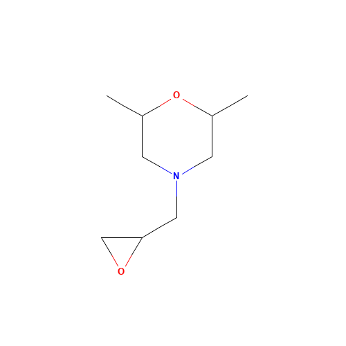 2,6-dimethyl-4-(oxiran-2-ylmethyl)morpholine (CAS: 90950-33-7) - Related Chemical Product