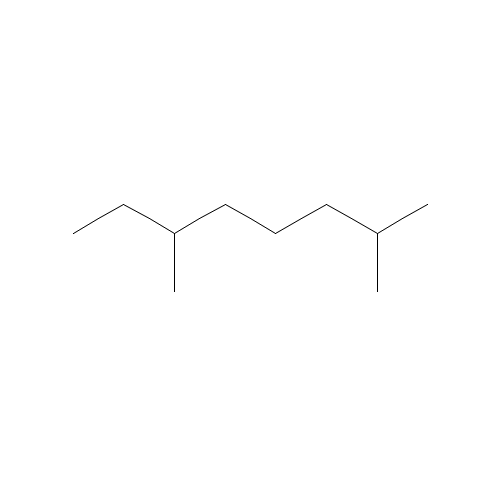 2,6-Dimethyloctane (CAS: 2051-30-1) - Chemical Structure and Molecular Formula 