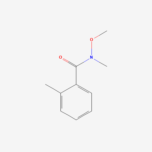 2,N-Dimethyl-N-methoxybenzamide (CAS: 130250-61-2) - Chemical Structure and Molecular Formula 