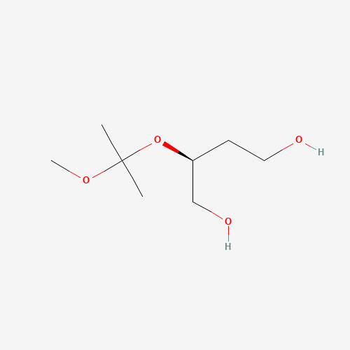 2-[(2-Methoxy-2-propanyl)oxy]-1,1-butanediol (CAS: 66348-33-2) - Related Chemical Product