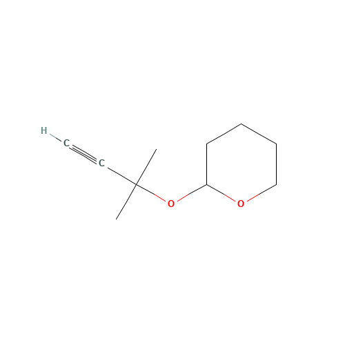 2-[(2-Methyl-3-butyn-2-yl)oxy]tetrahydro-2H-pyran (CAS: 27943-46-0) - Chemical Structure and Molecular Formula 