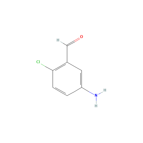 2-Amino-5-Chlorobenzaldehyde (CAS: 6361-19-9) - Chemical Structure and Molecular Formula 
