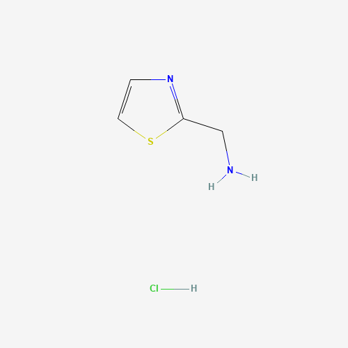 2-Aminomethylthiazole HCl (CAS: 850852-85-6) - Chemical Structure and Molecular Formula 