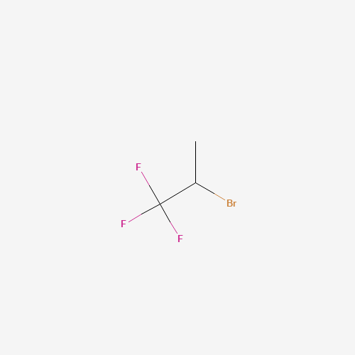 2-Bromo-1,1,1-trifluoropropane (CAS: 421-46-5) - Chemical Structure and Molecular Formula 