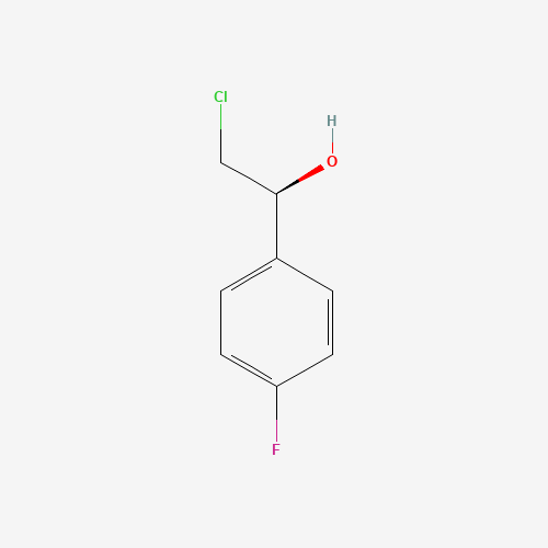 2-Chloro-1-(4-fluorophenyl)ethanol (CAS: 126534-42-7) - Chemical Structure and Molecular Formula 