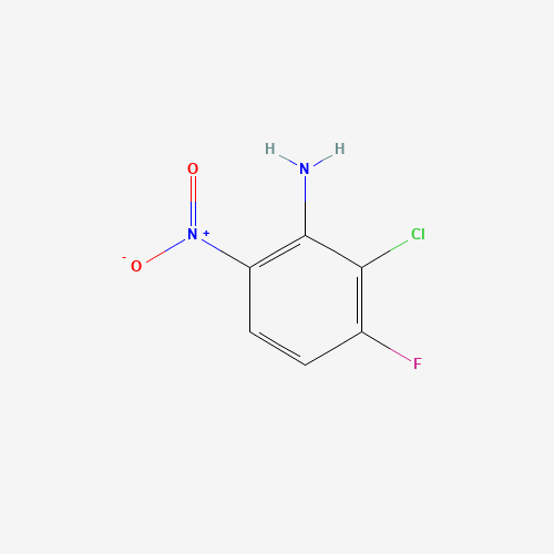 2-Chloro-3-fluoro-6-nitroaniline chemical structure 2-Chloro-3-fluoro-6-nitroaniline (CAS: 948014-34-4) - Chemical Structure and Molecular Formula