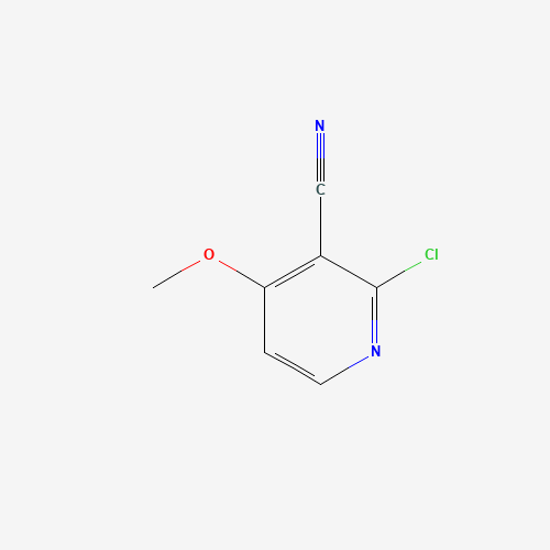 2-chloro-4-methoxynicotinonitrile (CAS: 98645-43-3) - Chemical Structure and Molecular Formula 