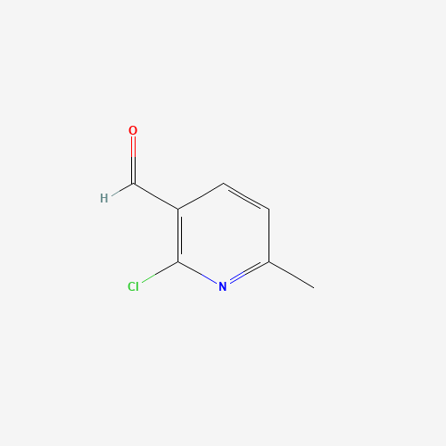 2-Chloro-6-methylnicotinaldehyde (CAS: 91591-69-4) - Chemical Structure and Molecular Formula 