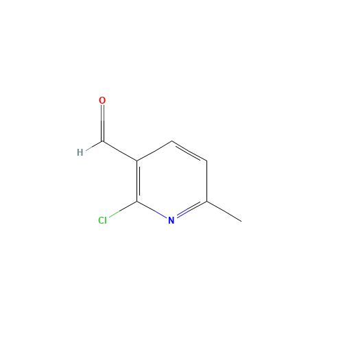 2-Chloro-6-methylnicotinaldehyde (CAS: 91591-69-4) - Chemical Structure and Molecular Formula 