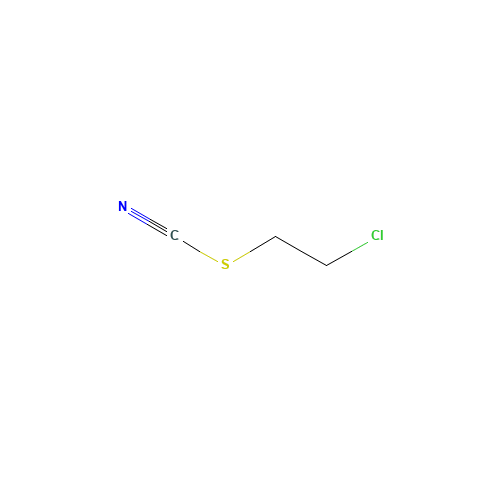 2-chloroethyl thiocyanate (CAS: 928-57-4) - Chemical Structure and Molecular Formula 