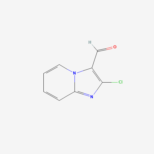 2-Chloroimidazo[1,2-a]pyridine-3-carbaldehyde (CAS: 131773-23-4) - Chemical Structure and Molecular Formula 