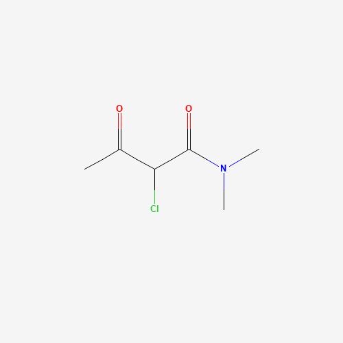 2-chloro-n,n-dimethyl-3-oxobutanamide (CAS: 5810-11-7) - Chemical Structure and Molecular Formula 