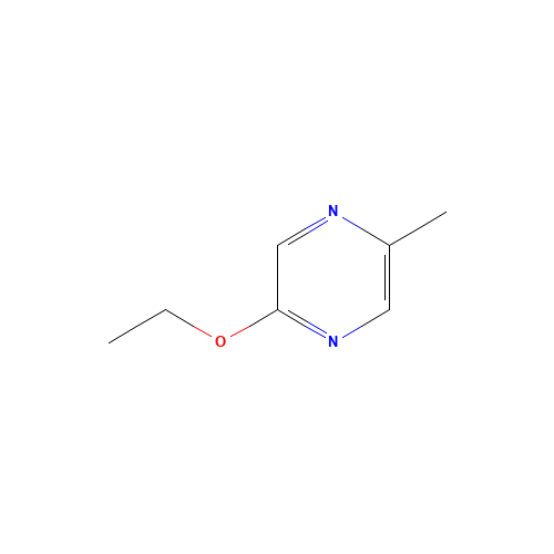 2-Ethoxy-5-Methylpyrazine (CAS: 67845-34-5) - Chemical Structure and Molecular Formula 