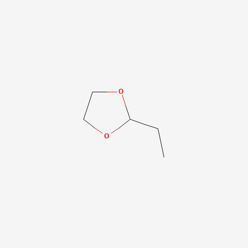 2-Ethyl-1,3-dioxolane (CAS: 2568-96-9) - Chemical Structure and Molecular Formula 