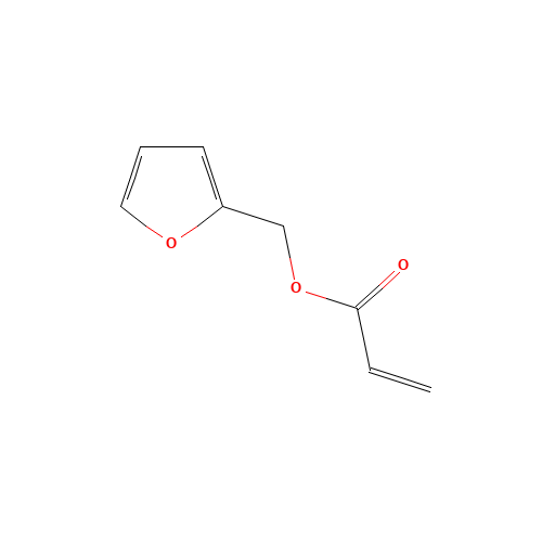 2-Furylmethyl acrylate (CAS: 10525-17-4) - Chemical Structure and Molecular Formula 