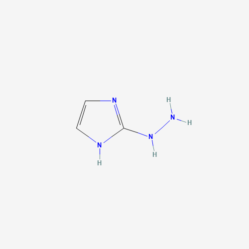 2-Hydrazino-1H-imidazole (CAS: 59214-44-7) - Chemical Structure and Molecular Formula 