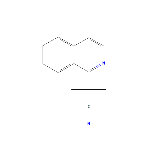 2-Isoquinolin-1-yl-2-methylpropionitrile (CAS: 81039-16-9) - Related Chemical Product