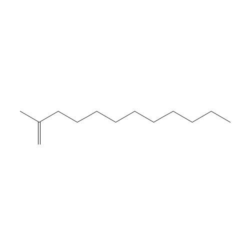 2-Methyl-1-dodecene (CAS: 16435-49-7) - Chemical Structure and Molecular Formula 
