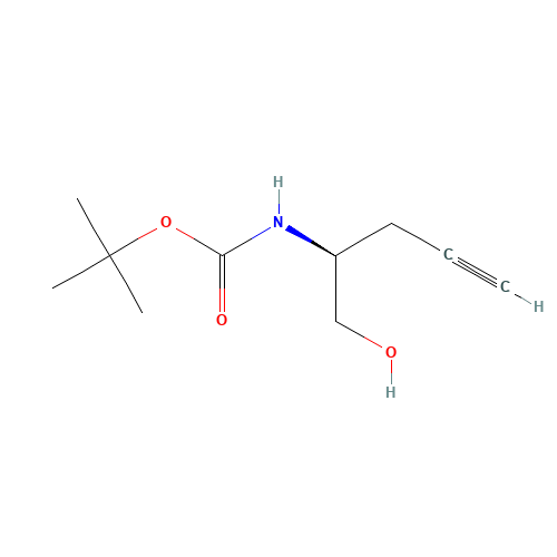 2-Methyl-2-propanyl [(2S)-1-hydroxy-4-pentyn-2-yl]carbamate (CAS: 763122-73-2) - Related Chemical Product